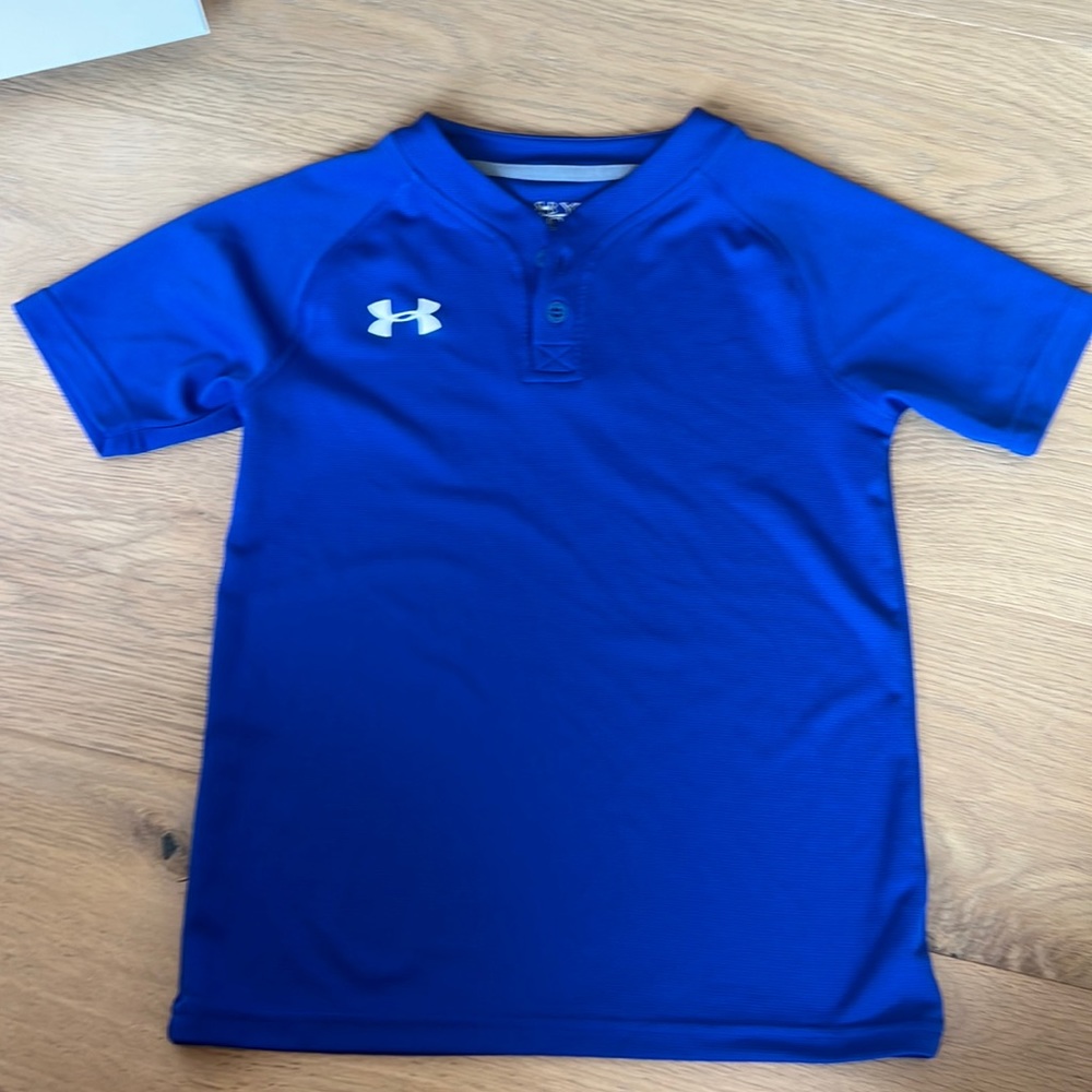 Royal Blue Under Armour Boys shirt